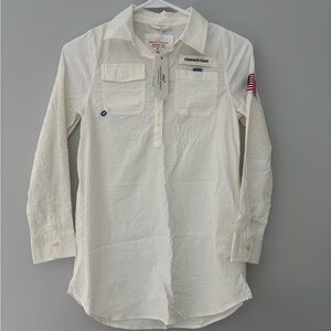 Vineyard Vines Girls Performance Harbor Shirt Coverup